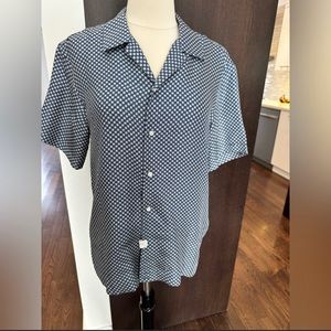 Sandro Men’s silk shirt.